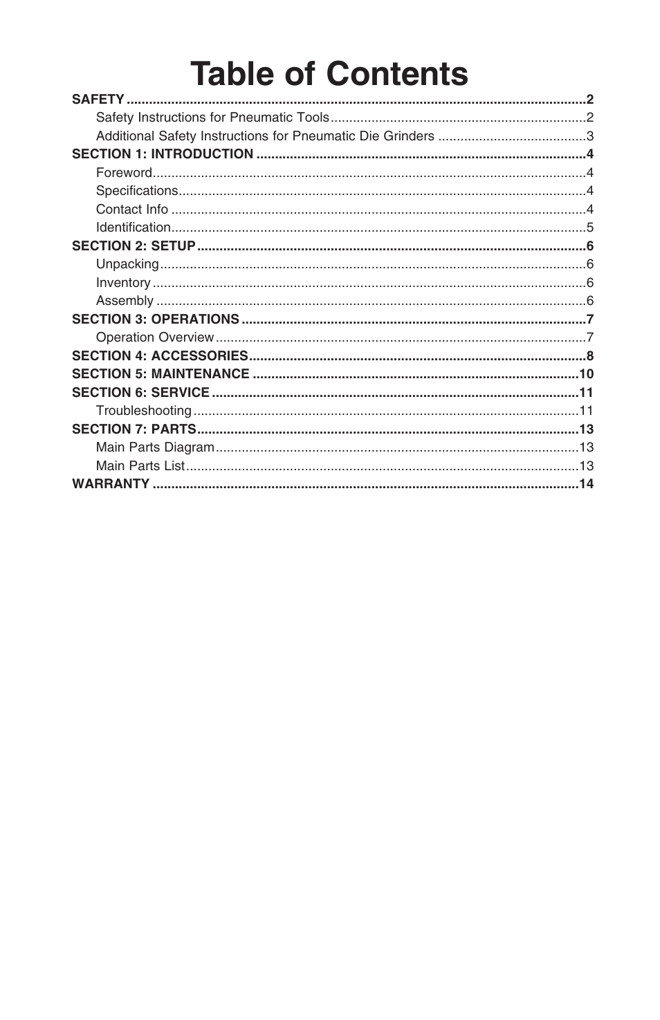 Grizzly T23091 User Manual | Page 3 / 16