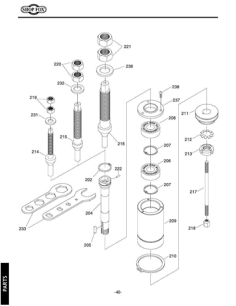 Grizzly w1702 User Manual | Page 42 / 56