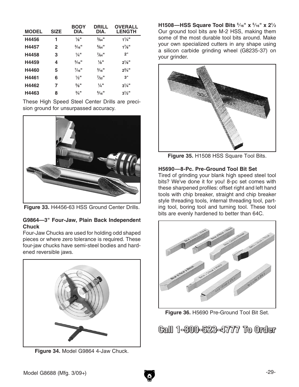 Grizzly G8688 User Manual | Page 31 / 48
