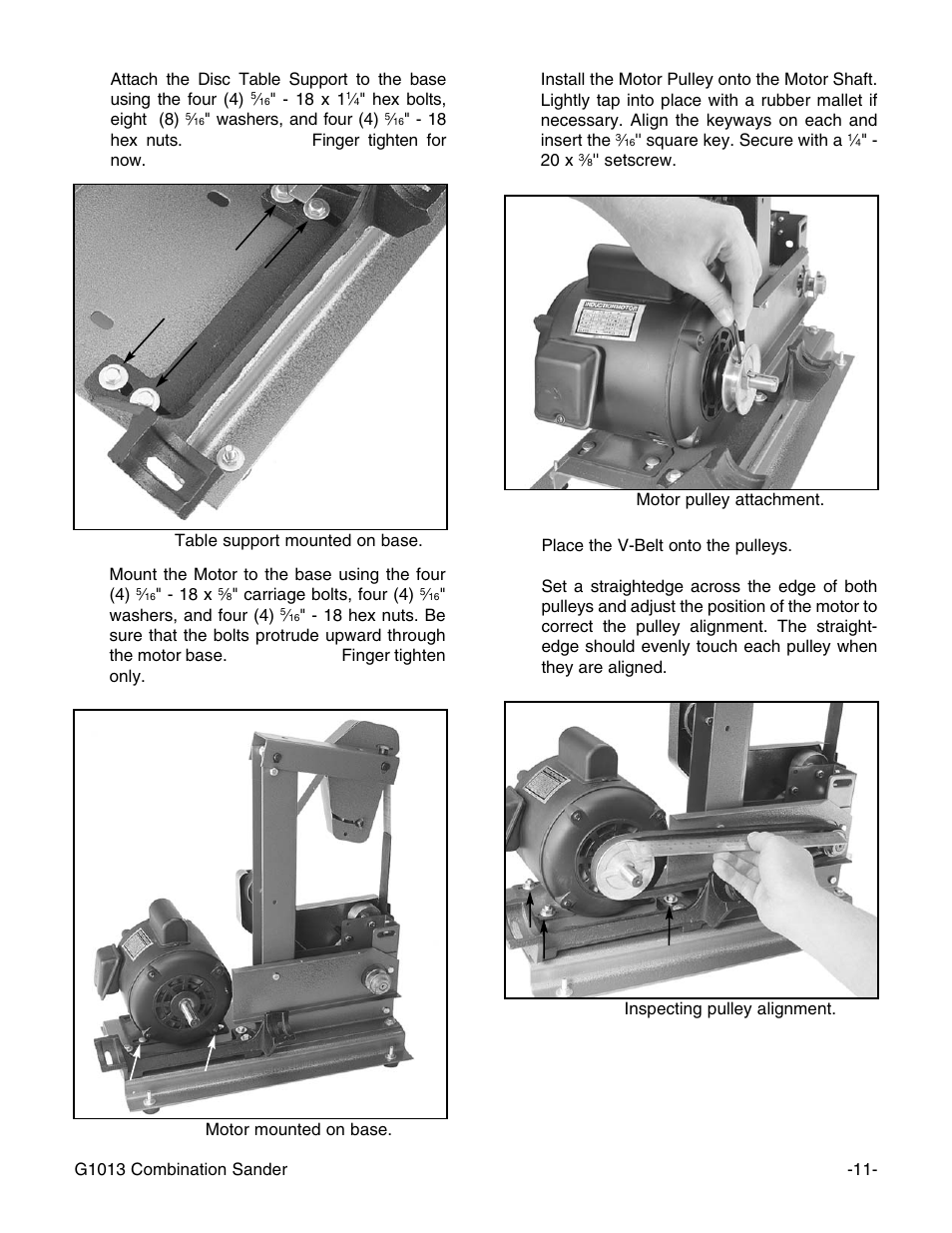 Grizzly G1013 User Manual | Page 13 / 32