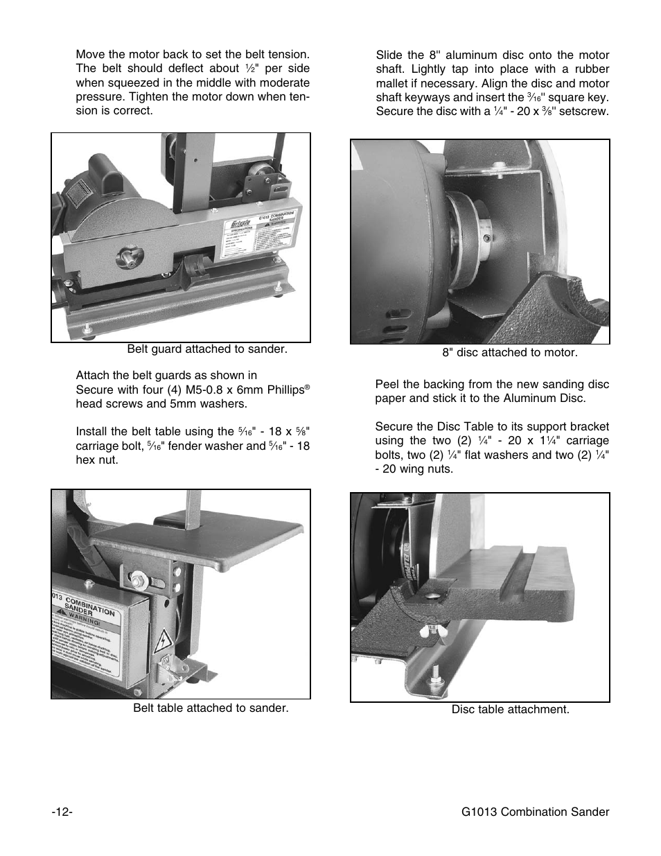 Grizzly G1013 User Manual | Page 14 / 32