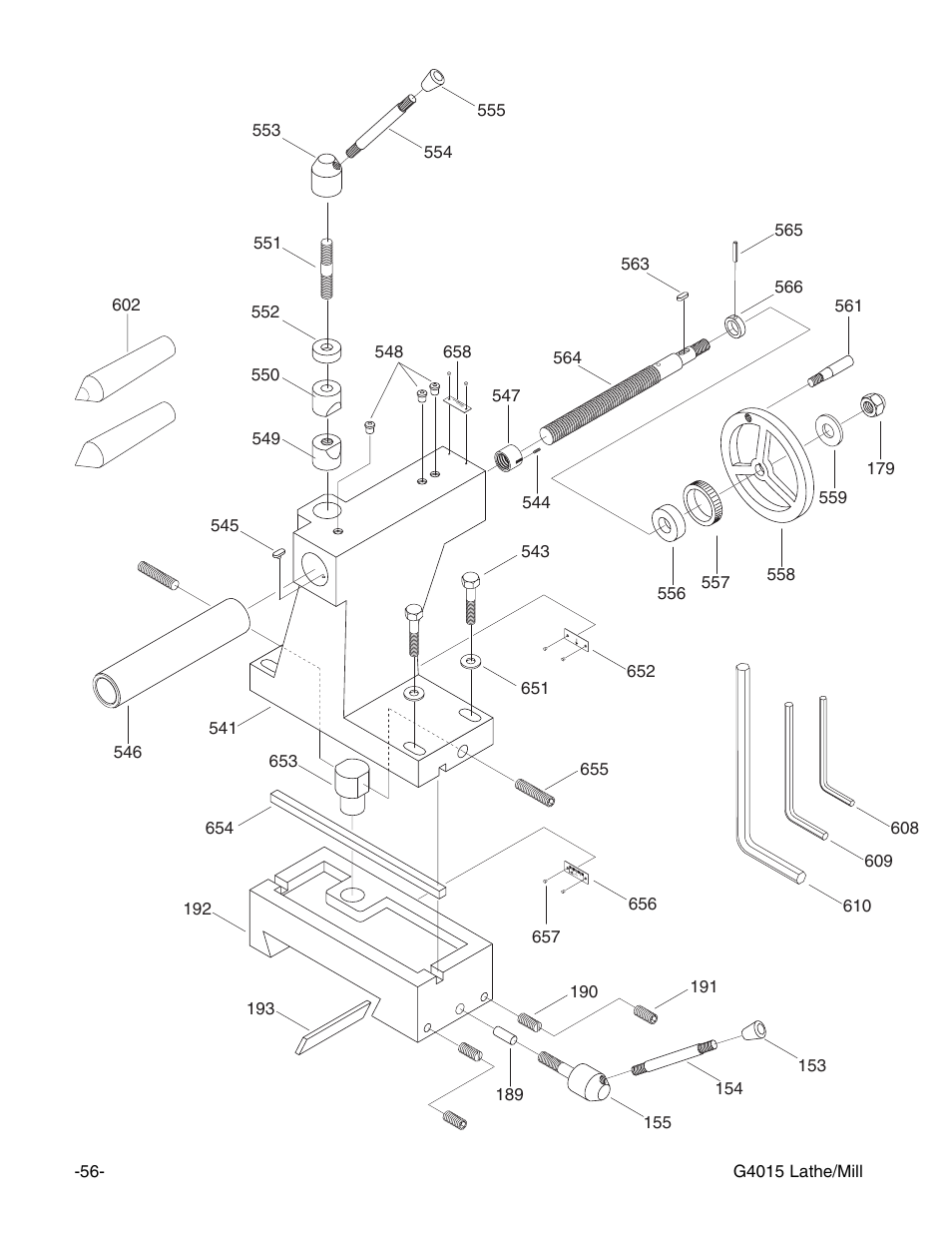 Grizzly G4015Z User Manual | Page 58 / 62