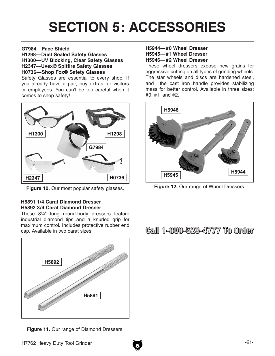 Grizzly H7762 User Manual | Page 23 / 32