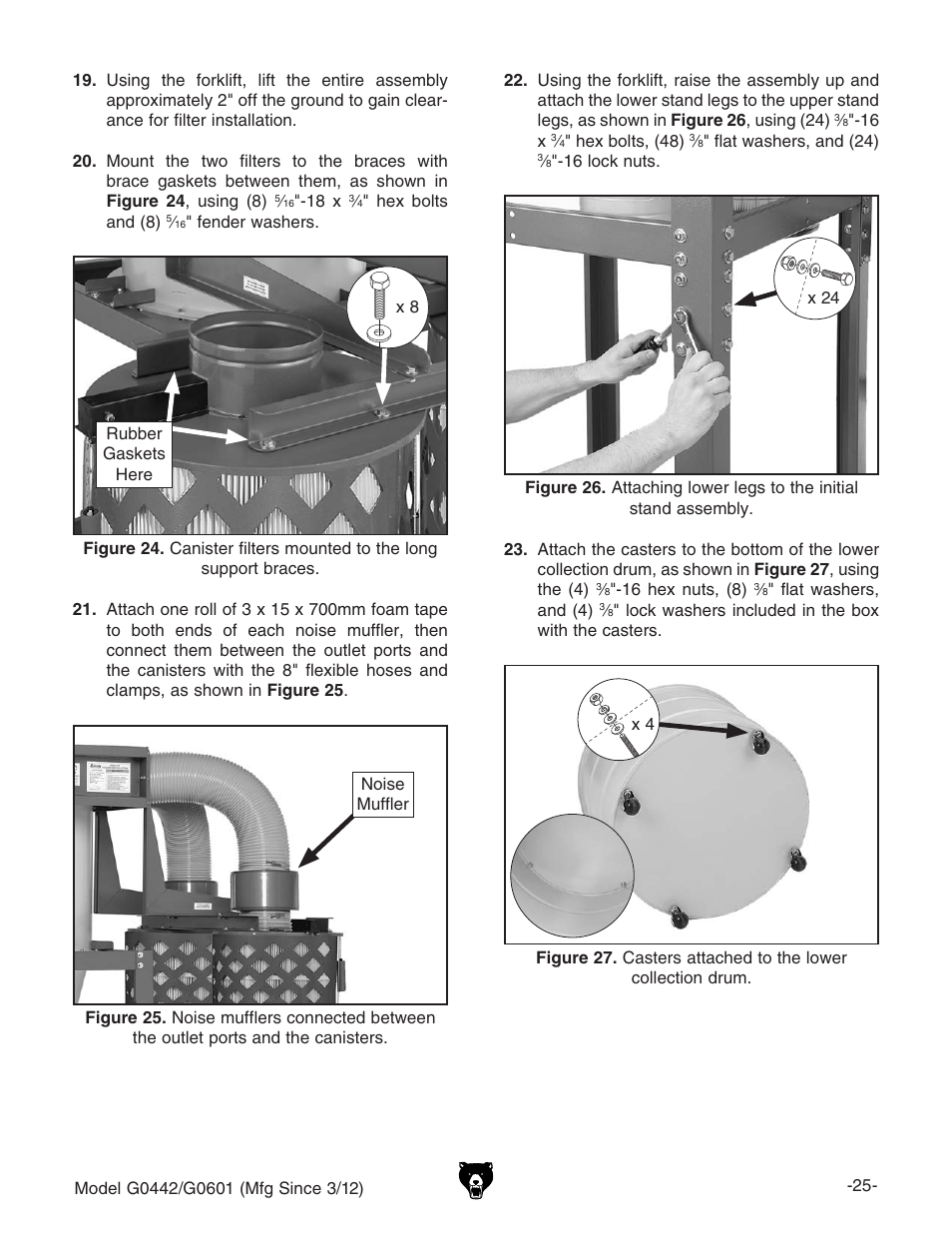 Grizzly G0601 User Manual | Page 27 / 60