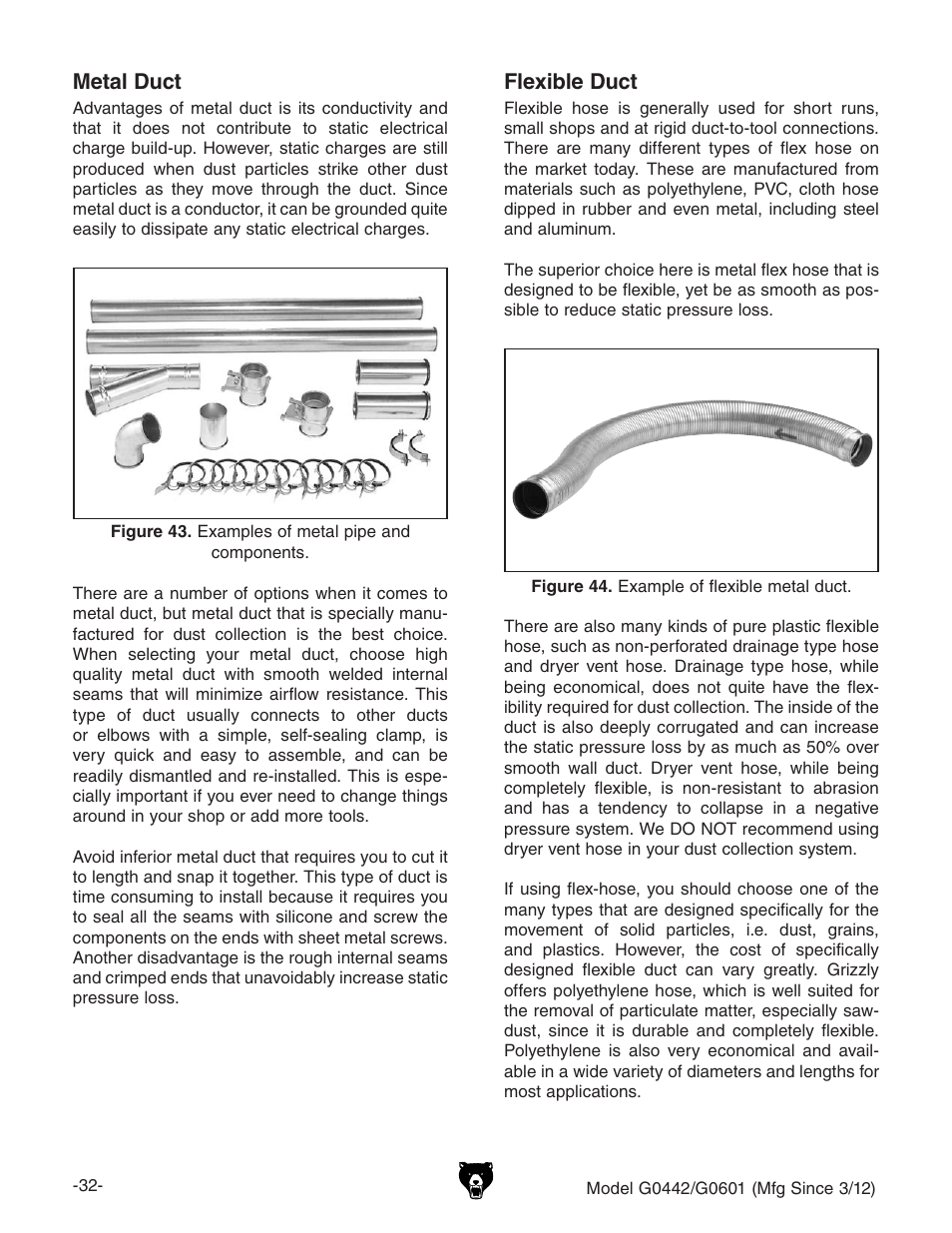 Grizzly G0601 User Manual | Page 34 / 60