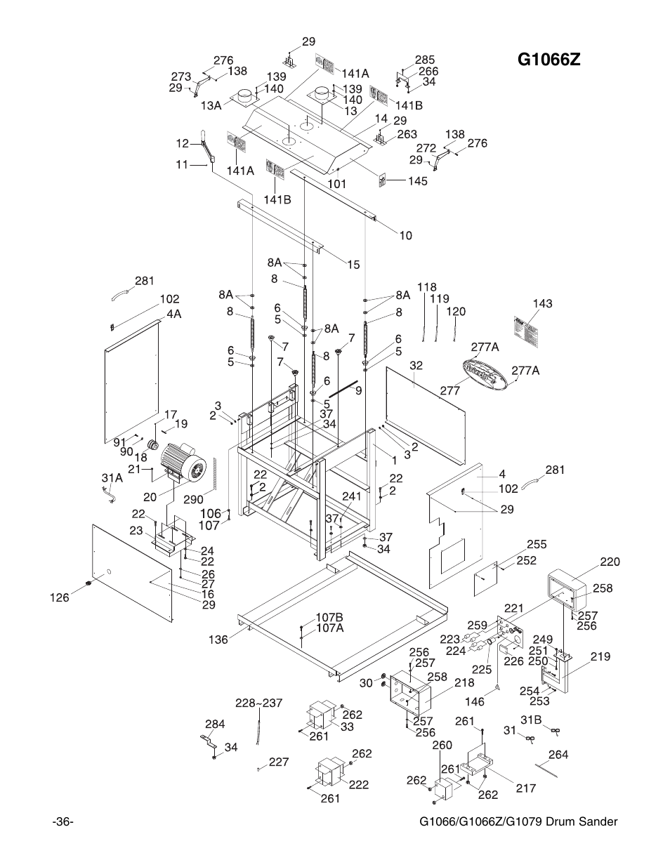 G1066z | Grizzly G1066 User Manual | Page 38 / 54