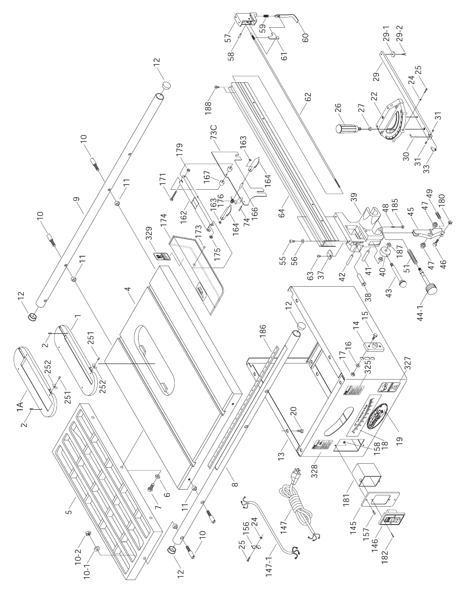 Grizzly & G1022PROZX User Manual | Page 65 / 84
