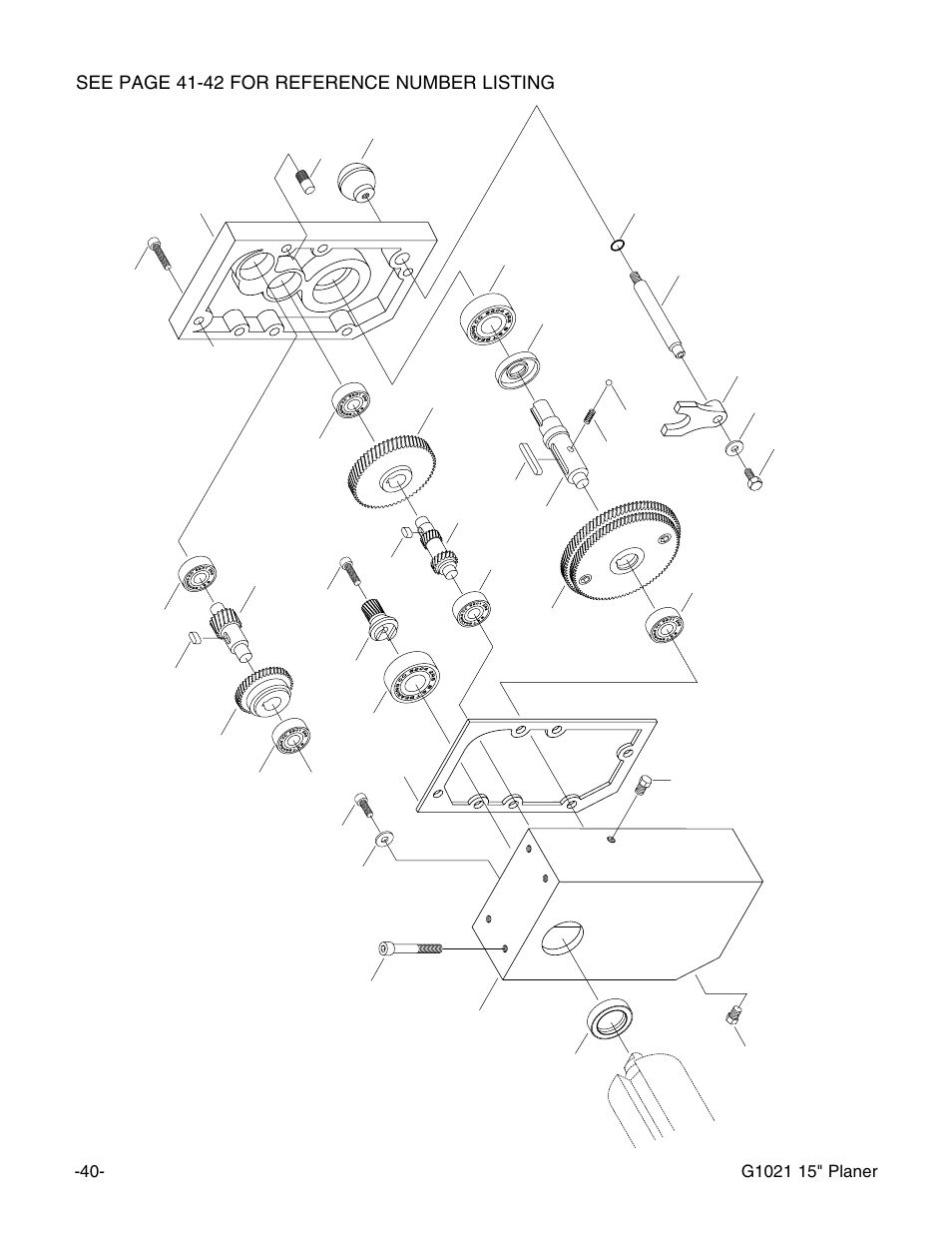 Grizzly G1021 User Manual | Page 40 / 45