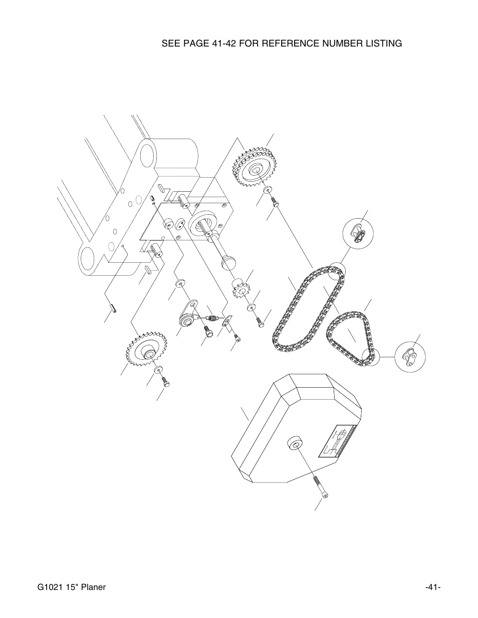 Grizzly G1021 User Manual | Page 41 / 45