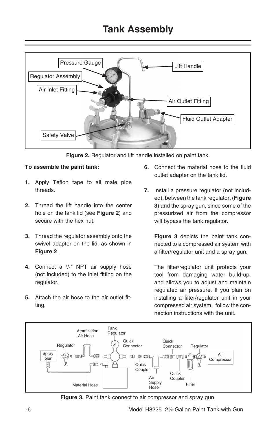Tank assembly | Grizzly H8225 User Manual | Page 8 / 22