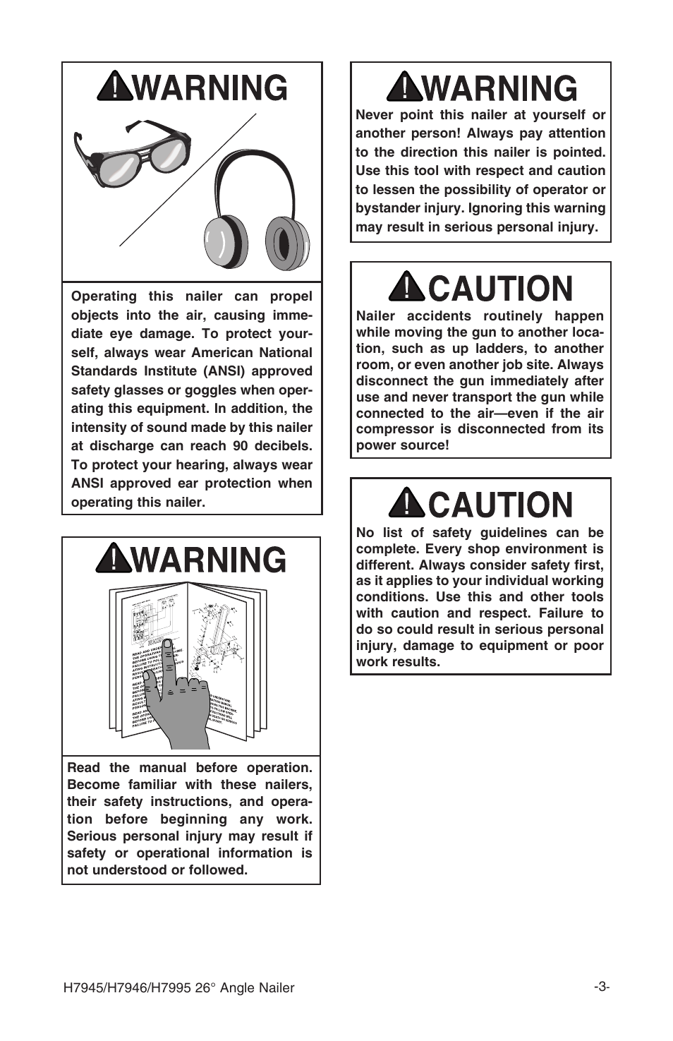 Grizzly H7945 User Manual | Page 5 / 28