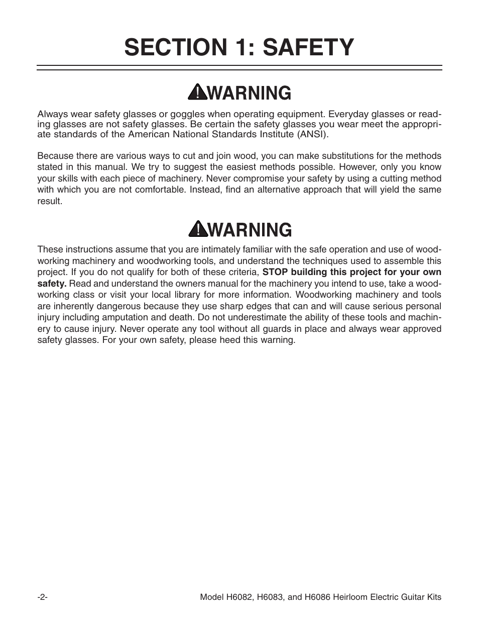 Grizzly H6086 User Manual | Page 4 / 36