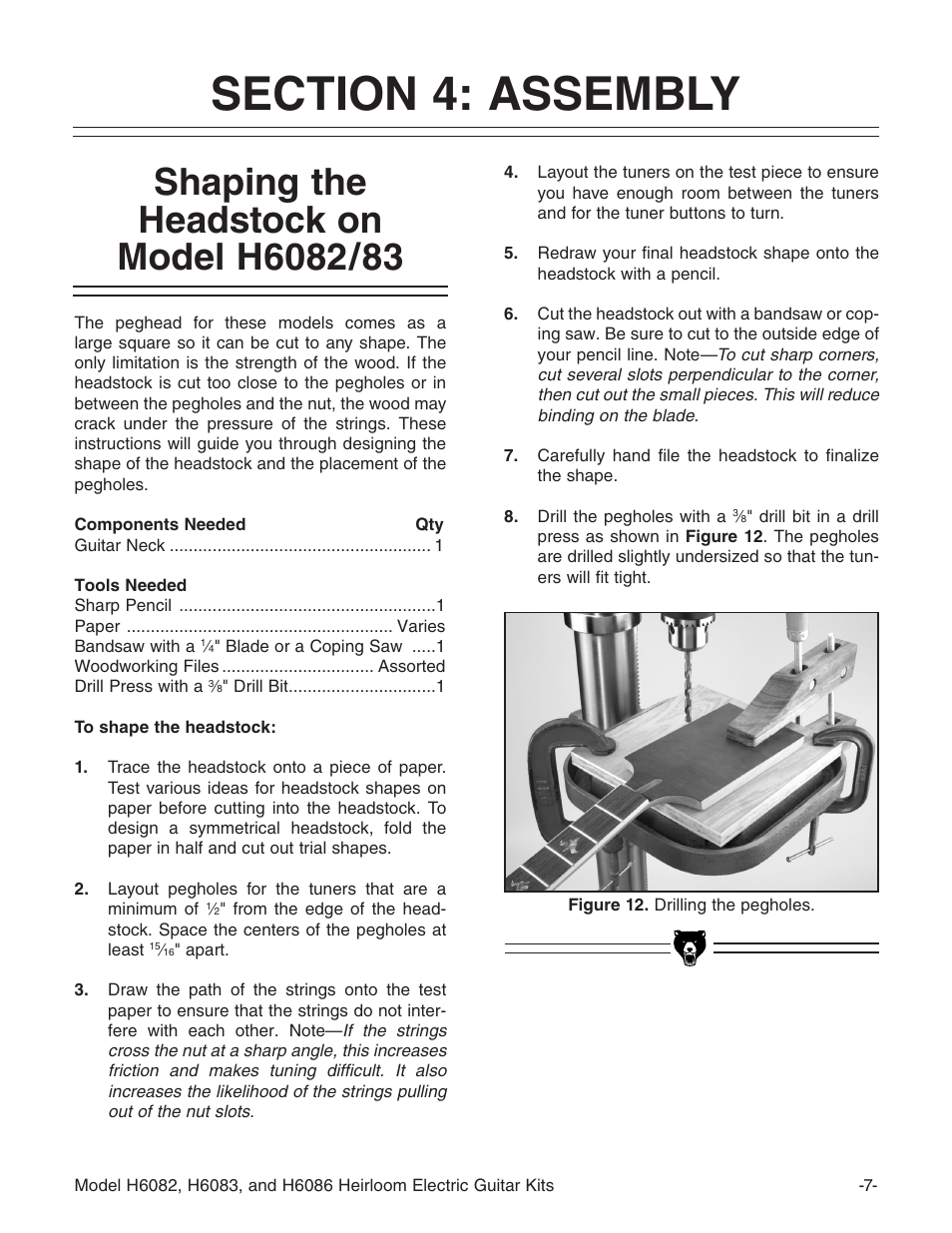 Grizzly H6086 User Manual | Page 9 / 36