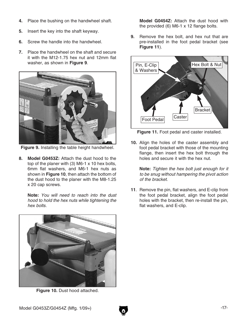 Grizzly G0453PX User Manual | Page 23 / 72