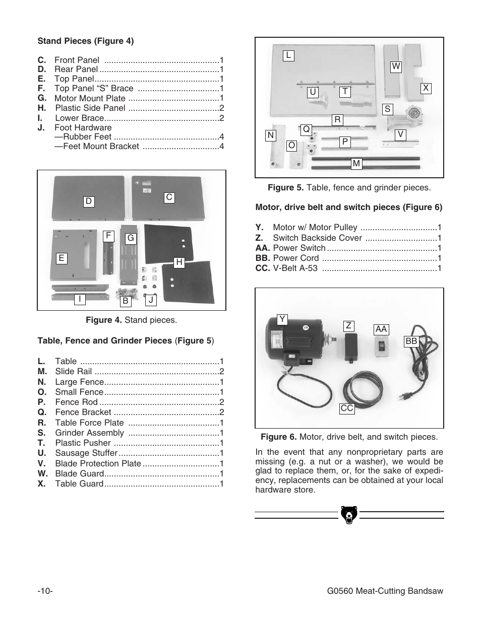 Grizzly G0560 User Manual | Page 12 / 44