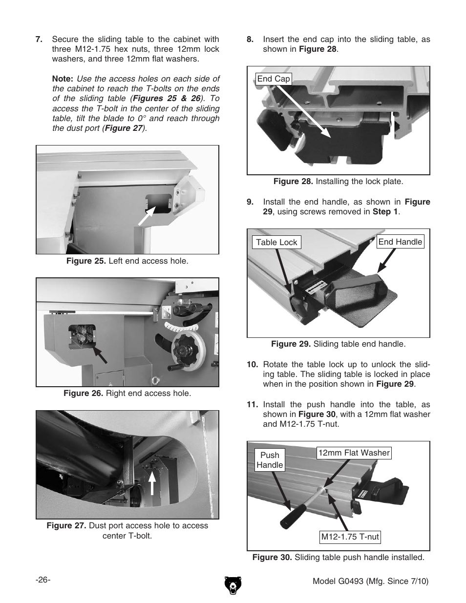 Grizzly G0493 User Manual | Page 28 / 104