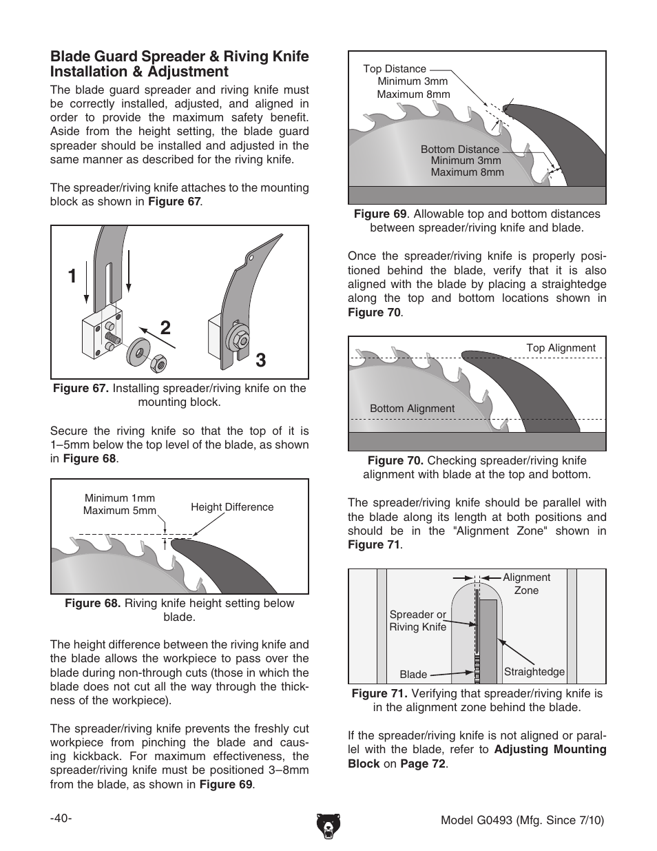 Grizzly G0493 User Manual | Page 42 / 104