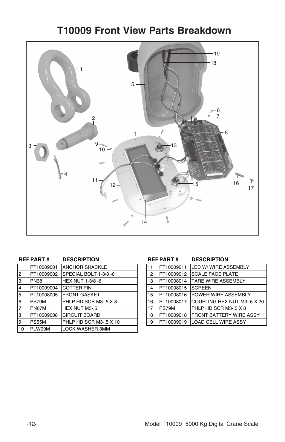 Grizzly T10009 User Manual | Page 13 / 16