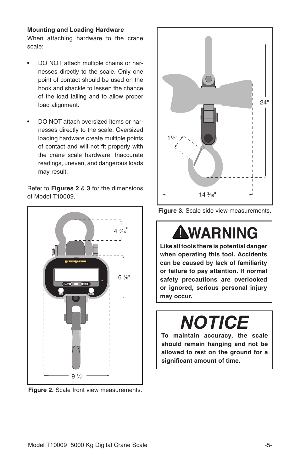 Grizzly T10009 User Manual | Page 6 / 16