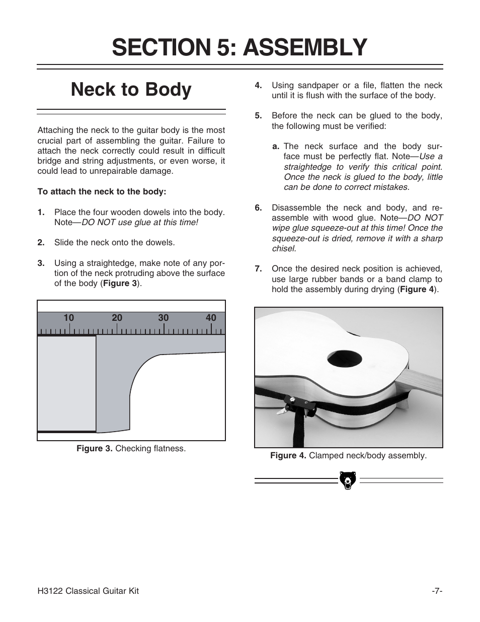 Neck to body | Grizzly H3122 User Manual | Page 9 / 24