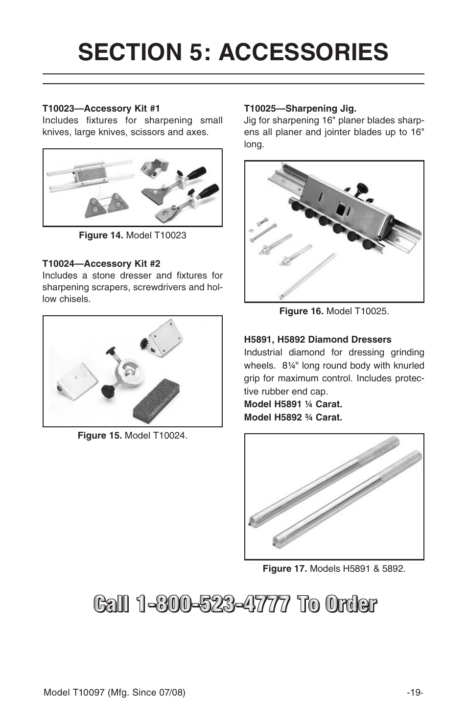 Grizzly T10097 User Manual | Page 19 / 30