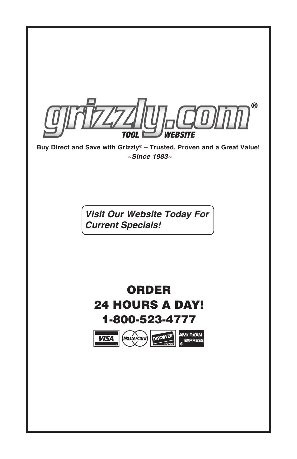 Grizzly T10097 User Manual | Page 30 / 30