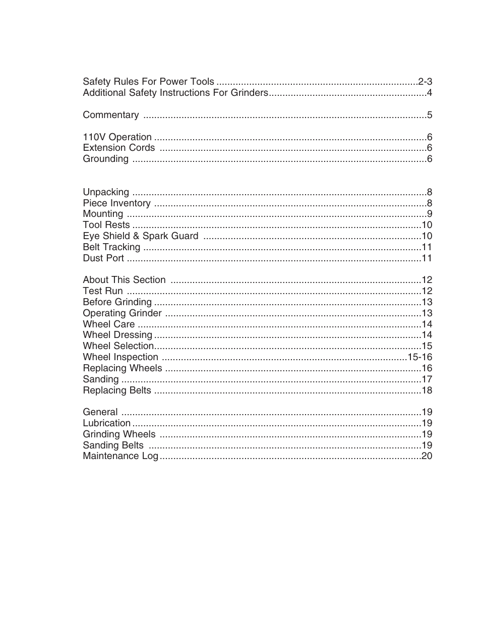 Grizzly H3368 User Manual | Page 3 / 32