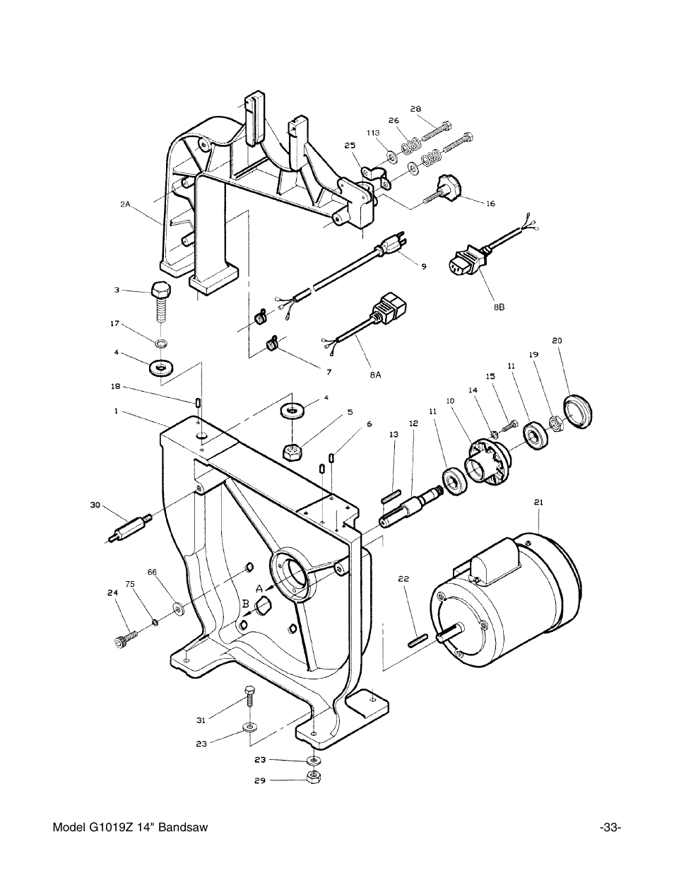 Grizzly G1019Z User Manual | Page 35 / 44