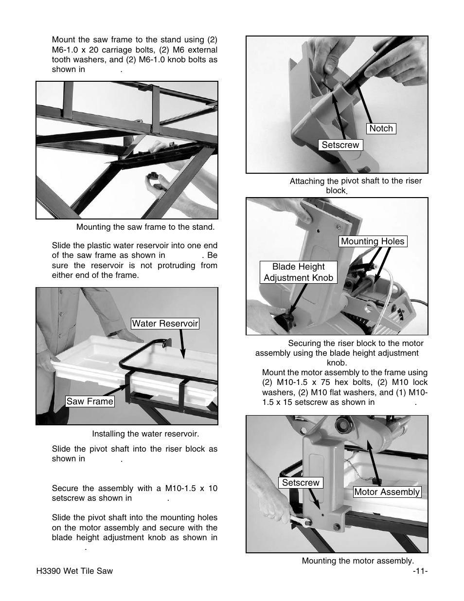 Grizzly H3390 User Manual | Page 16 / 35