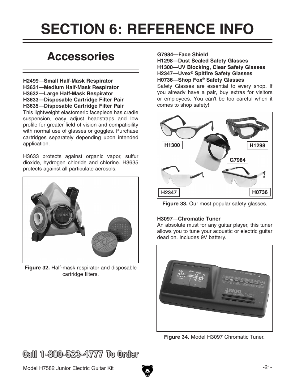 Accessories | Grizzly H7582 User Manual | Page 23 / 32