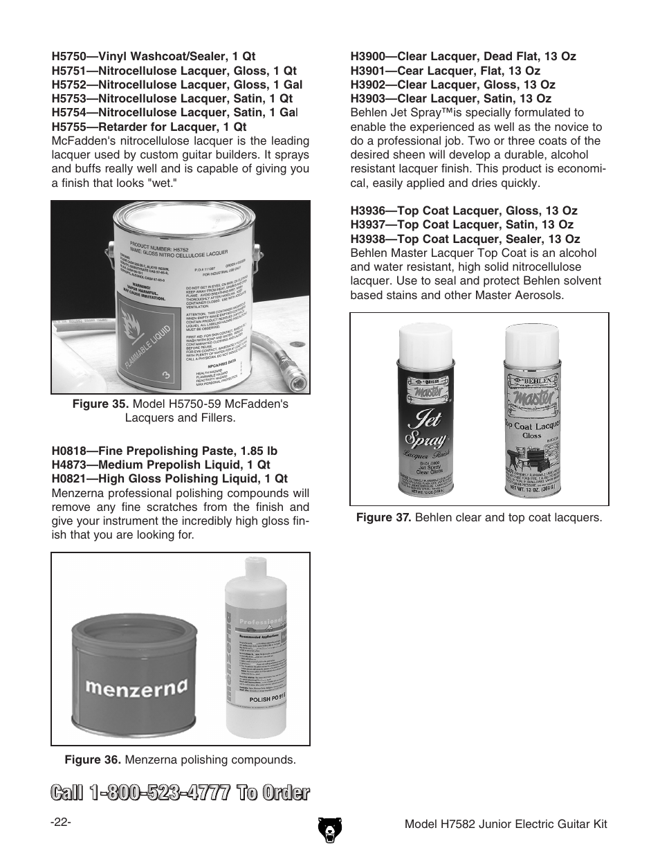 Grizzly H7582 User Manual | Page 24 / 32