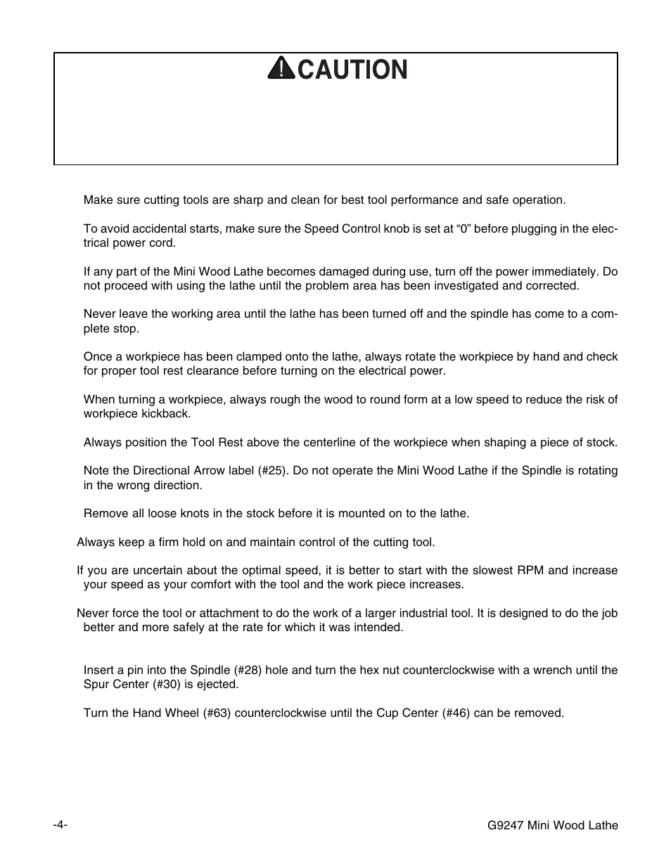 Grizzly G9247 User Manual | Page 6 / 14
