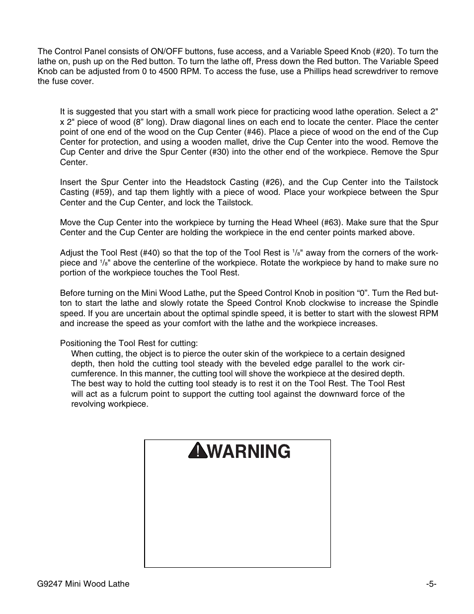 Grizzly G9247 User Manual | Page 7 / 14