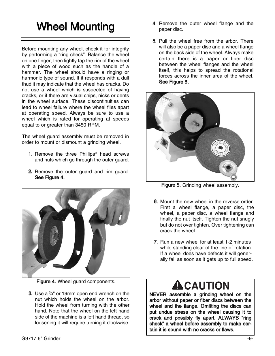 Wwh he ee ell m mo ou un nttiin ng g | Grizzly G9717 User Manual | Page 10 / 17