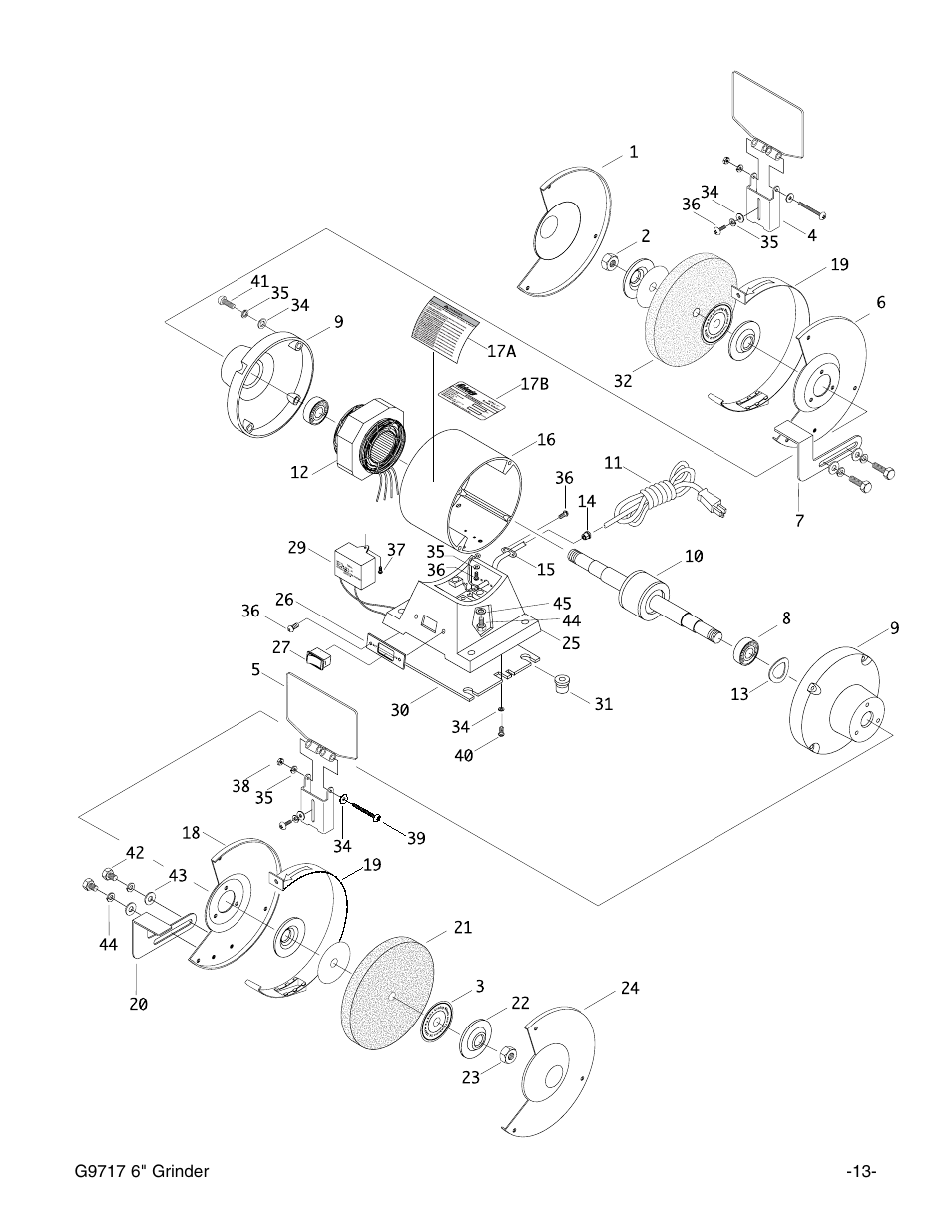 Grizzly G9717 User Manual | Page 14 / 17