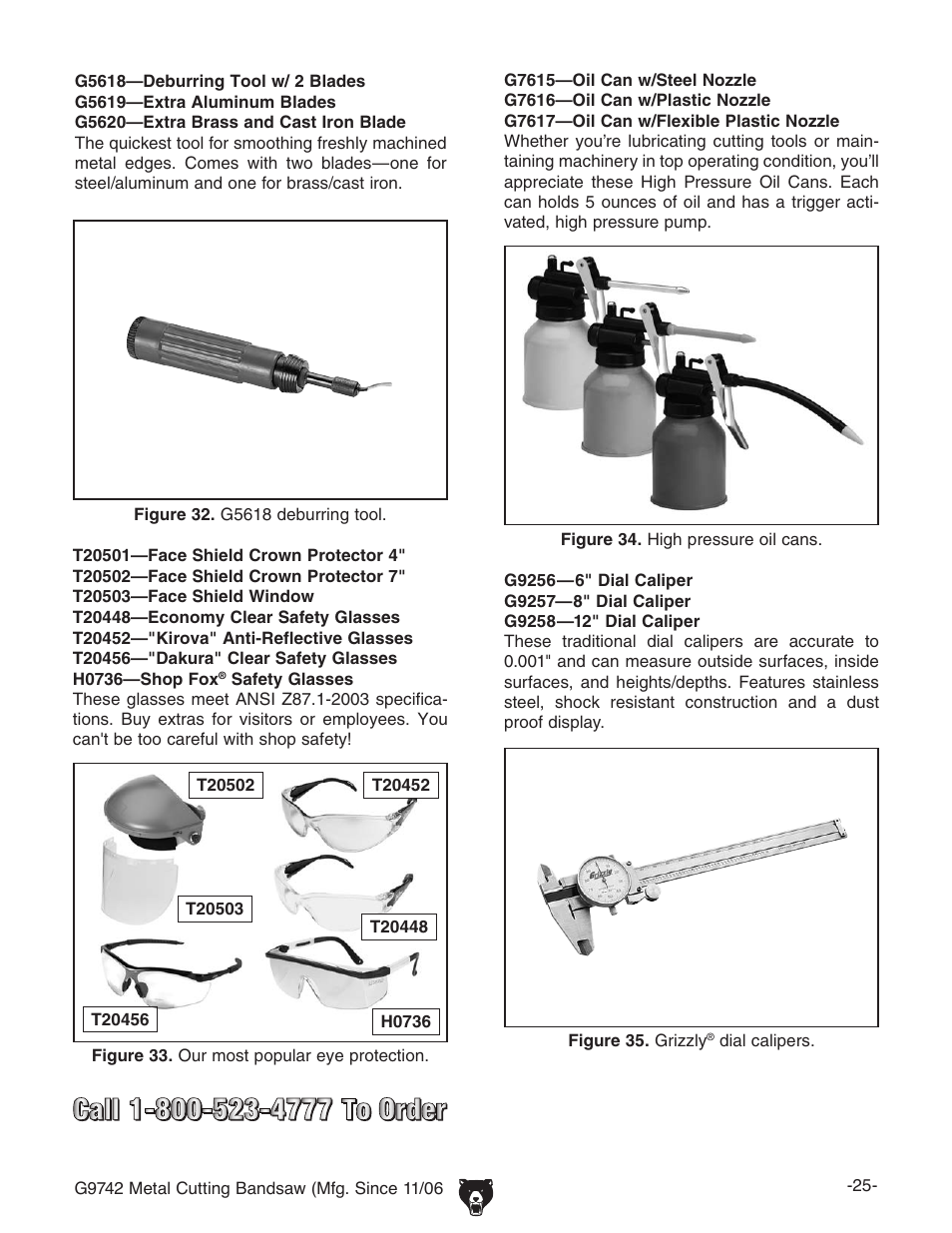 Grizzly G9742 User Manual | Page 27 / 44