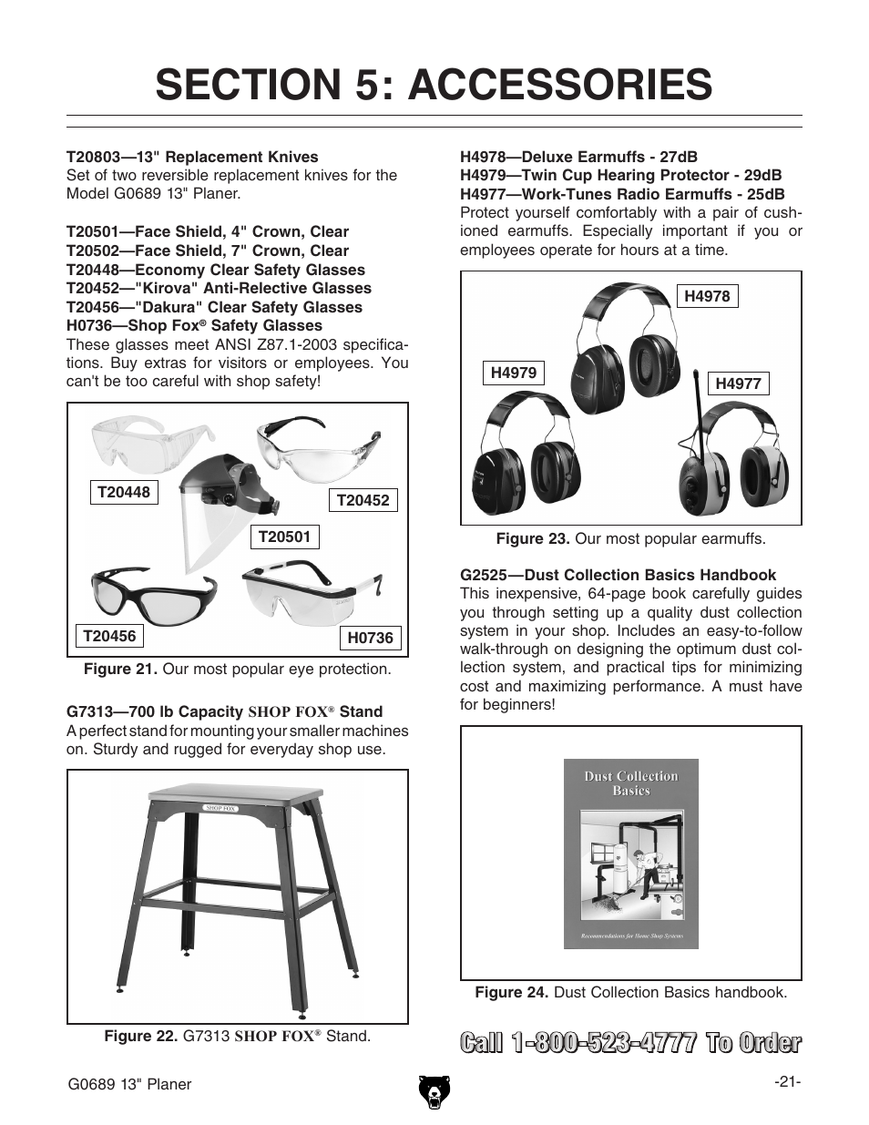 Grizzly G0689 User Manual | Page 23 / 44