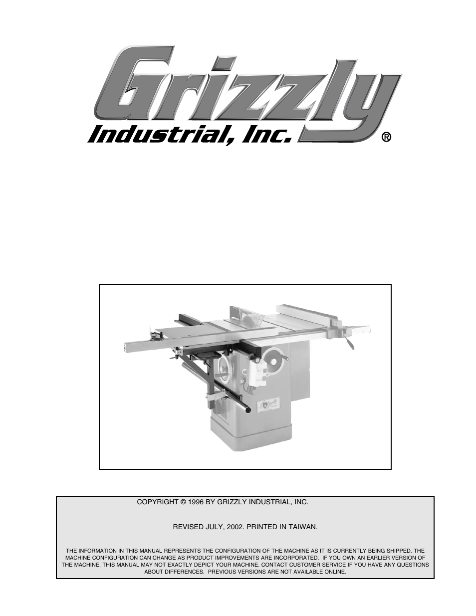 Grizzly G4227 User Manual | 27 pages