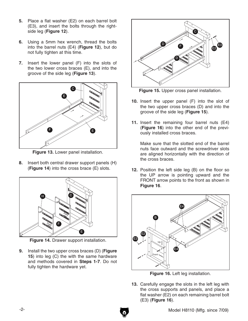 Grizzly H8110 User Manual | Page 2 / 4