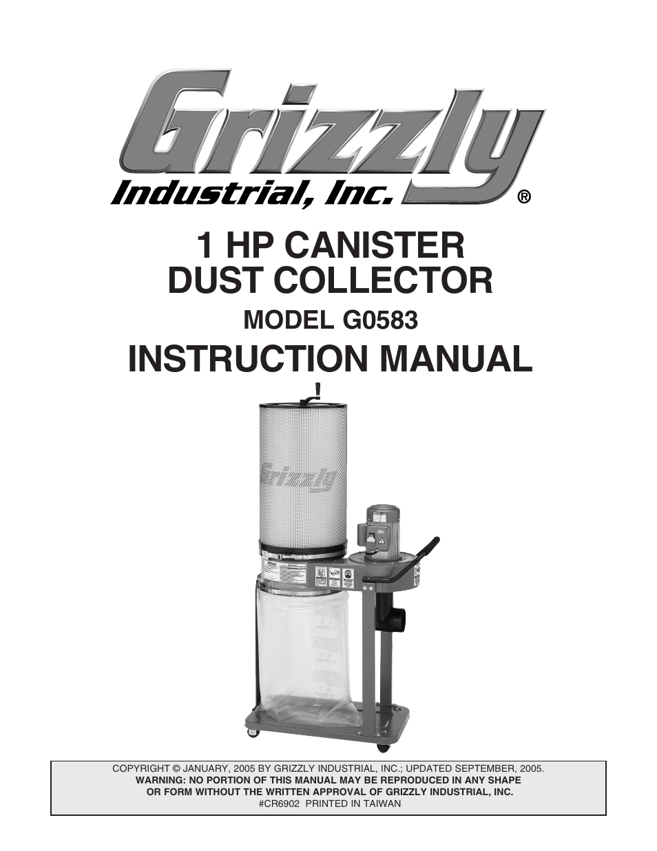 Grizzly G0583 User Manual | 36 pages