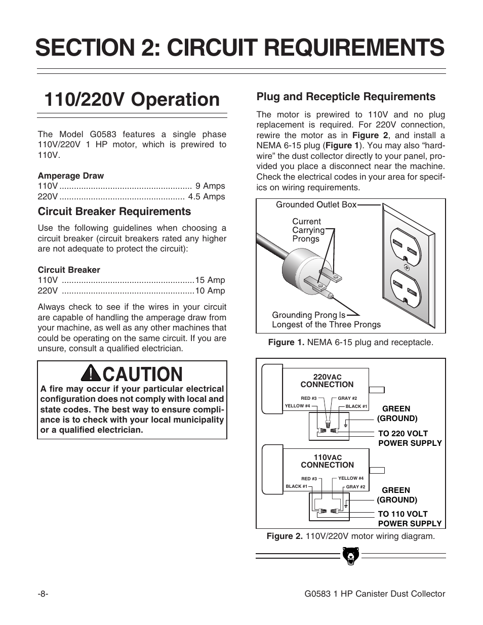 Grizzly G0583 User Manual | Page 10 / 36