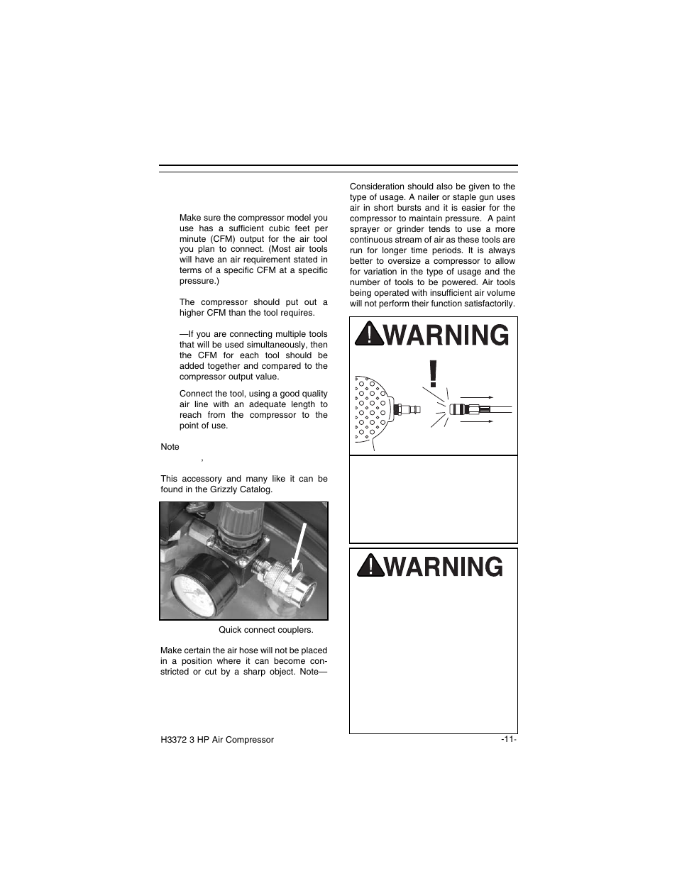 Connecting tools | Grizzly H3372 User Manual | Page 13 / 26