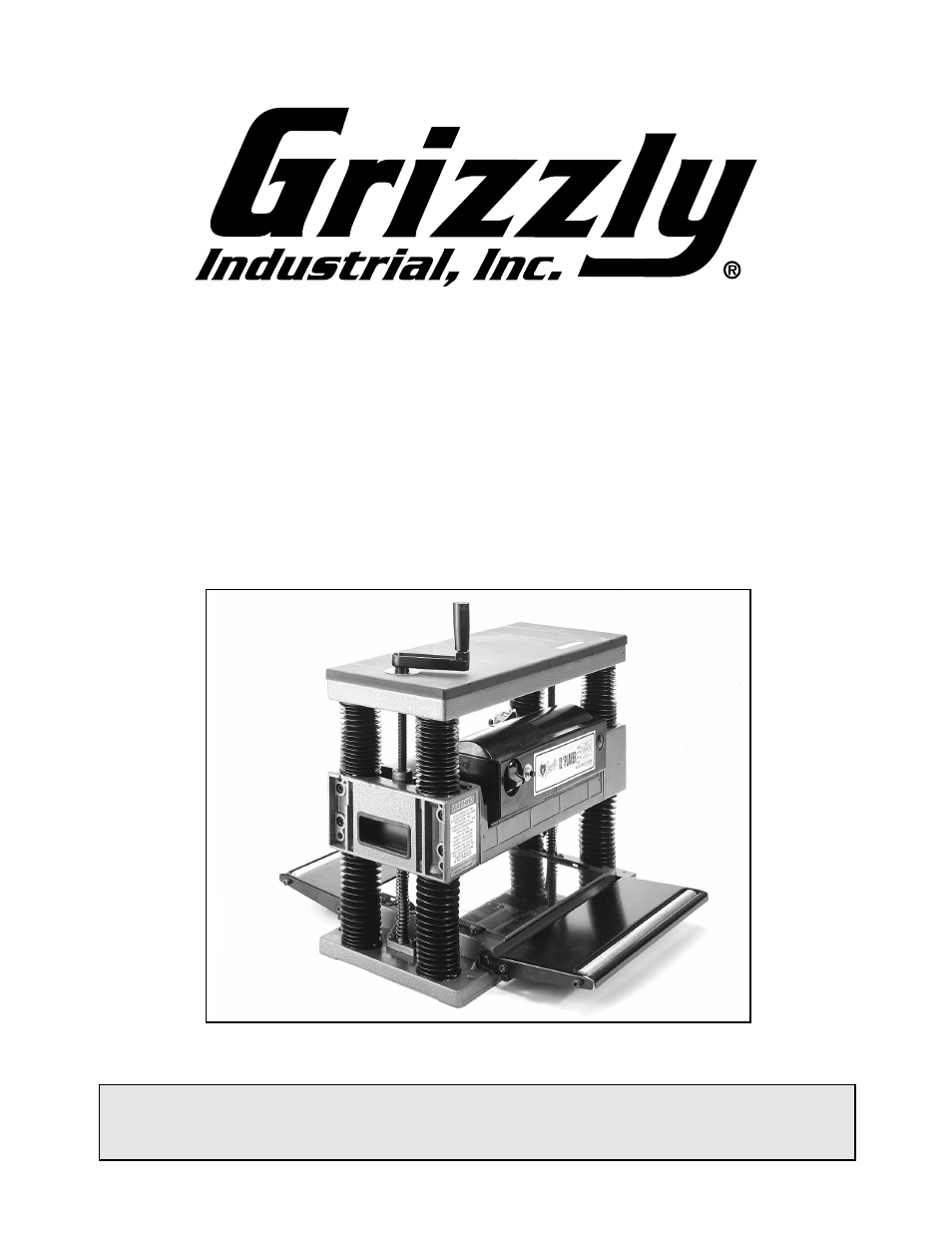 Grizzly G1017 User Manual | 22 pages