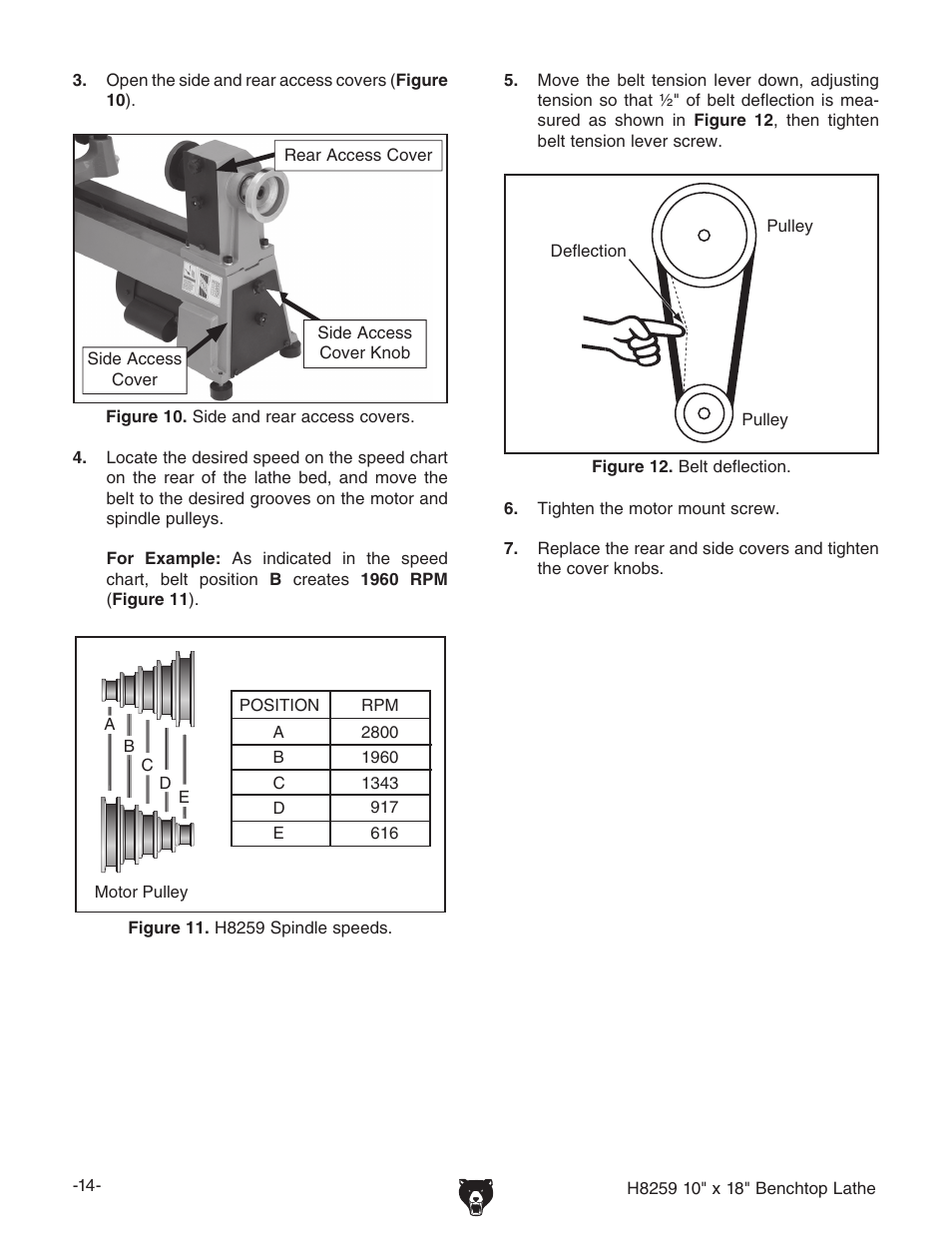 Grizzly H8259 User Manual | Page 16 / 36