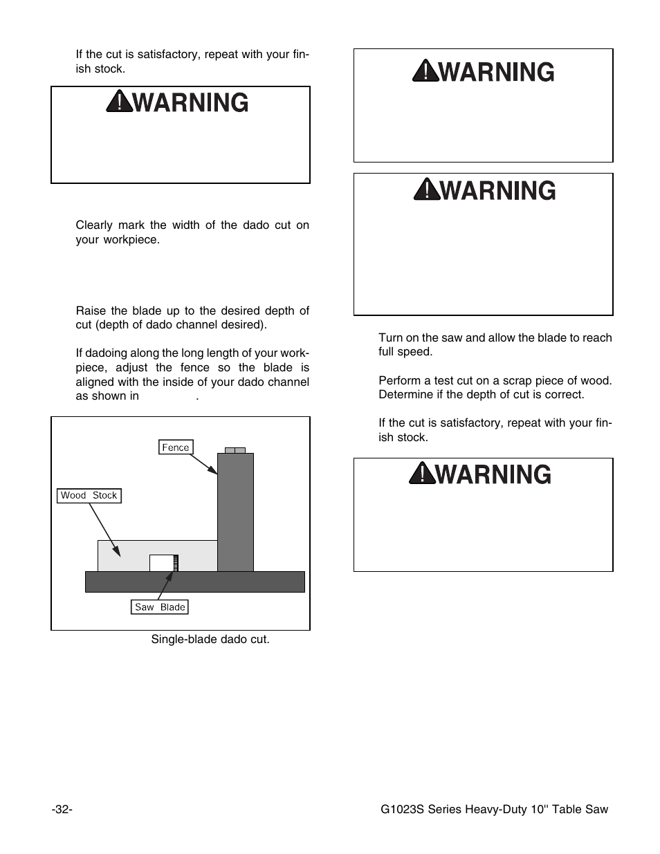 Grizzly G1023S110 User Manual | Page 34 / 59