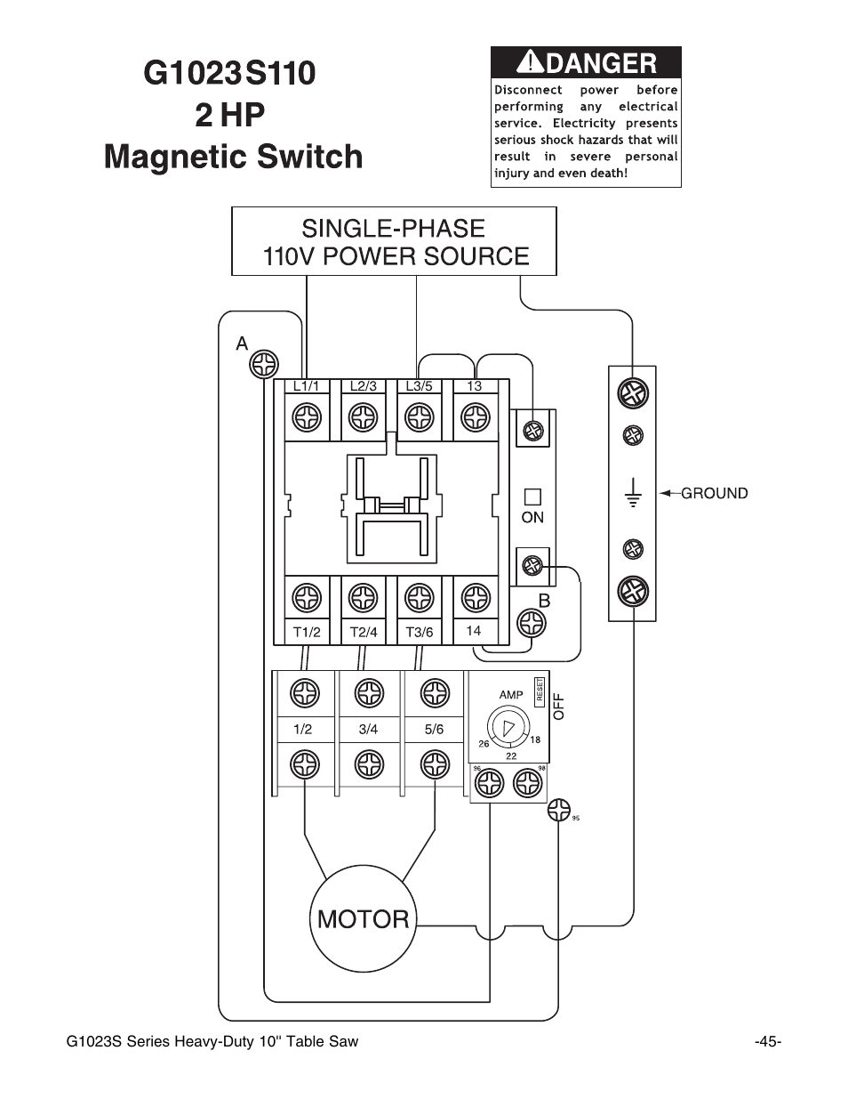 Grizzly G1023S110 User Manual | Page 47 / 59