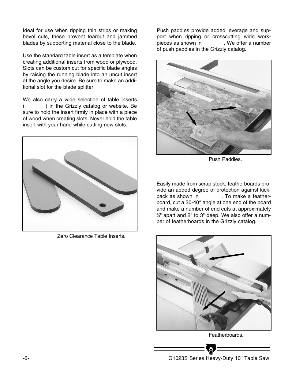 Grizzly G1023S110 User Manual | Page 8 / 59