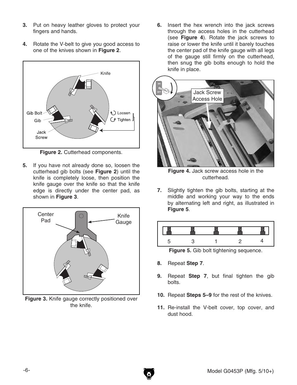 Grizzly POLAR BEAR G0453P User Manual | Page 6 / 76