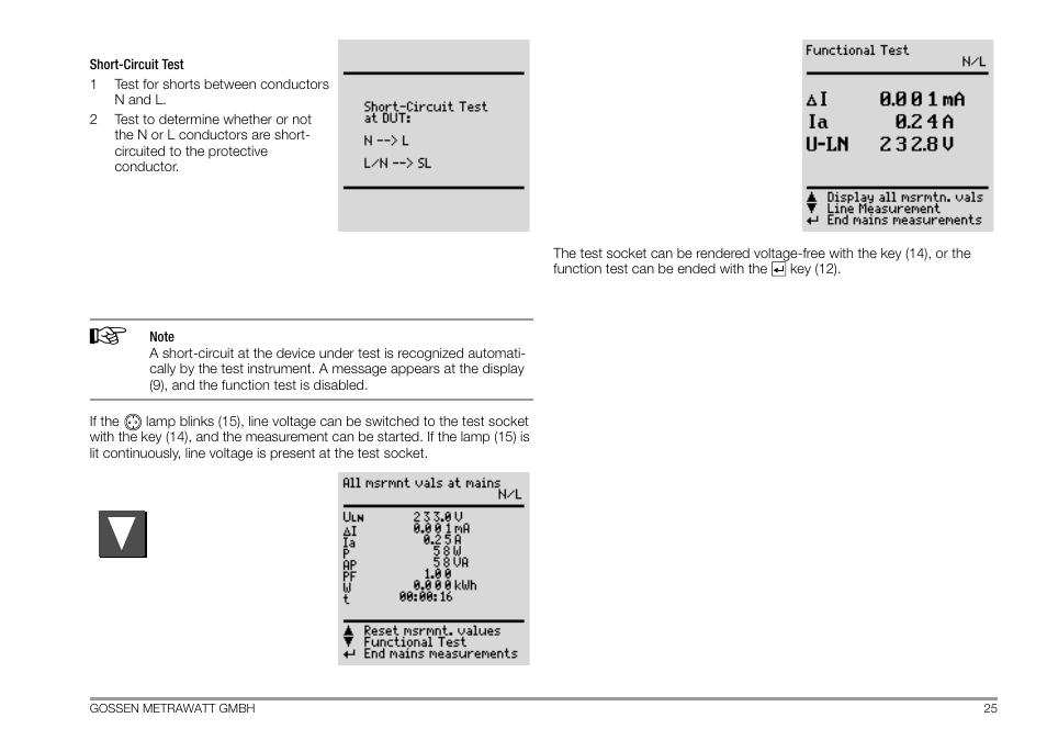 Gossen MetraWatt 702 User Manual | Page 25 / 48