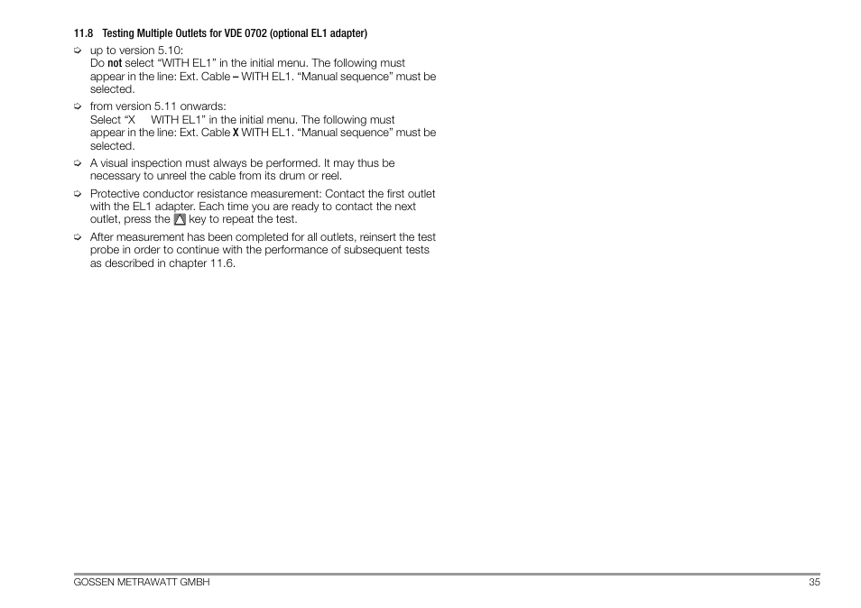 Gossen MetraWatt 702 User Manual | Page 35 / 48